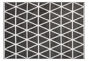 Makro Abra Moderní kusový koberec BALI C436A tmavě šedý / bílý Rozměr: 220x300 cm