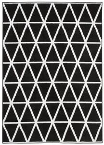 Makro Abra Moderní kusový koberec BALI C436A černý bílý Rozměr: 220x300 cm