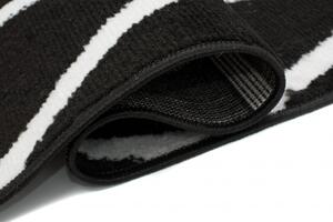 Makro Abra Moderní kusový koberec BALI C436A černý bílý Rozměr: 220x300 cm
