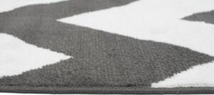 Makro Abra Moderní kusový koberec BALI C437A tmavě šedý / bílý Rozměr: 180x250 cm