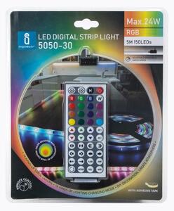 Aigostar - LED RGB Stmívatelný venkovní pásek 5m LED/24W/12/230V IP65 + DO