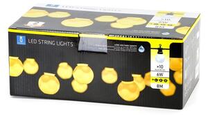Aigostar - LED Venkovní dekorační řetěz 10xLED/8m IP44 teplá bílá