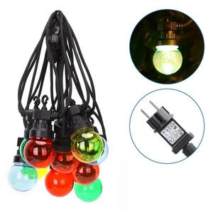 Aigostar - LED Venkovní dekorační řetěz 10xLED/8m IP44 teplá bílá