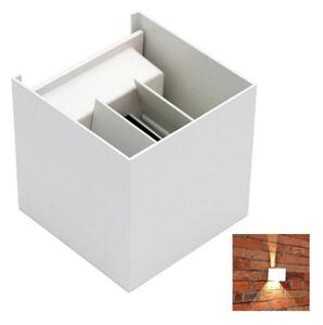 LED Venkovní nástěnné svítidlo 2xLED/3W/230V IP54 bílá