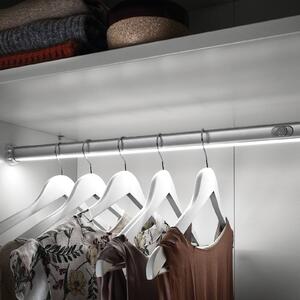 Hera LED osvětlení šatní tyče se senzorem, 100cm, Hliník / šedá / zinek, Ložnice, kov, Moderní