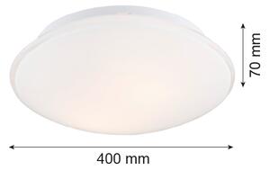 Argon 3224 - Stropní svítidlo GIN 3xE27/15W/230V bílá