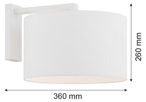 Argon 4294 - Nástěnná lampa KARIN 1xE27/15W/230V bílá