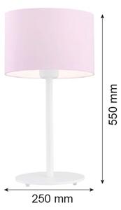 Argon 4128 - Stolní lampa MAGIC 1xE27/15W/230V růžová/bílá