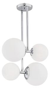 Argon 1646 - Lustr na tyči ASPEN 4xE27/15W/230V lesklý chrom