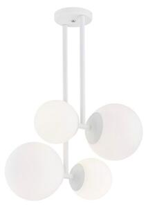 Argon 1644 - Lustr na tyči ASPEN 4xE27/15W/230V bílá