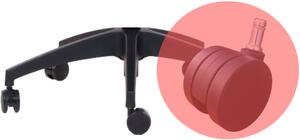 Kancelářská židle MERCURY SWIFT ČERNÝ PLAST, ČERNÁ – ergonomická, , 1054700