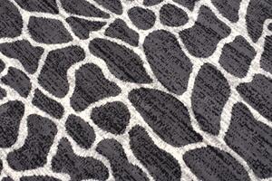 Makro Abra Kusový koberec CHEAP J312A Kamen tmavě šedý Rozměr: 80x150 cm