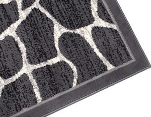 Makro Abra Kusový koberec CHEAP J312A Kamen tmavě šedý Rozměr: 80x150 cm