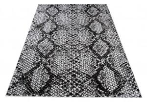 Makro Abra Kusový koberec DB63B CHEAP Hadí kůže bílý Rozměr: 160x230 cm