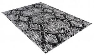 Makro Abra Kusový koberec CHEAP DB63B Hadí kůže šedý bílý Rozměr: 120x170 cm