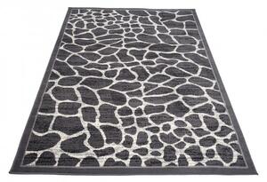 Makro Abra Kusový koberec CHEAP J312A Kamen tmavě šedý Rozměr: 220x300 cm