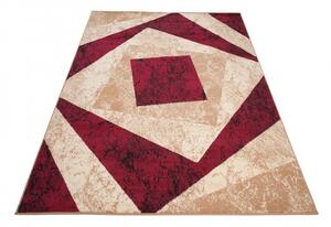Makro Abra Moderní kusový koberec CHEAP K855A krémový červený Rozměr: 200x300 cm
