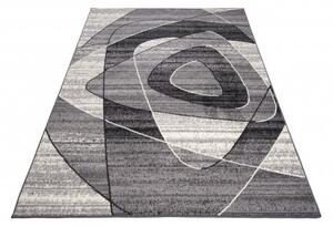 Makro Abra Moderní kusový koberec CHEAP K858A tmavě šedý Rozměr: 180x250 cm