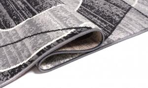 Makro Abra Moderní kusový koberec CHEAP K858A tmavě šedý Rozměr: 80x150 cm