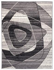 Makro Abra Moderní kusový koberec CHEAP K858A tmavě šedý Rozměr: 250x350 cm