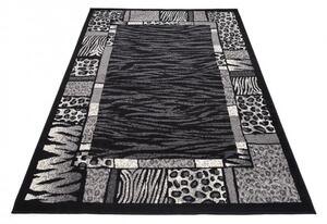 Makro Abra Kusový koberec CHEAP J316B černý Rozměr: 120x170 cm