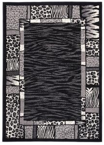 Makro Abra Kusový koberec CHEAP J316B černý Rozměr: 60x100 cm