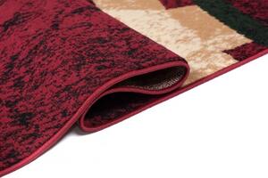 Makro Abra Kusový koberec CHEAP 4959A červený Rozměr: 140x200 cm