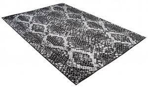 Makro Abra Kusový koberec CHEAP DB63A Hadí kůže černý Rozměr: 120x170 cm