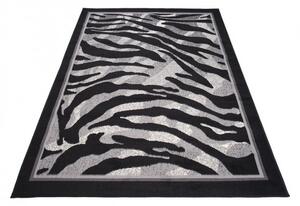 Makro Abra Kusový koberec CHEAP 6601C černý krémový Rozměr: 200x300 cm