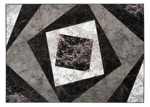 Makro Abra Moderní kusový koberec CHEAP K855F černý Rozměr: 180x250 cm
