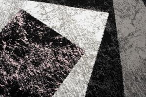 Makro Abra Moderní kusový koberec CHEAP K855F černý Rozměr: 160x220 cm
