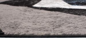Makro Abra Moderní kusový koberec CHEAP K855E černý Rozměr: 300x400 cm