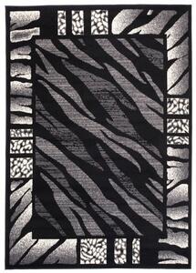 Makro Abra Kusový koberec CHEAP J313B černý Rozměr: 80x150 cm