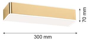 Argon 4148 - Nástěnné svítidlo RODAN 1xE27/15W/230V zlatá