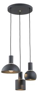 Argon 1472 - Lustr na lanku SINES 3xE27/15W/230V černá