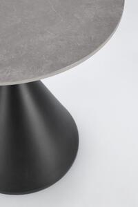Konferenční stolek Loona ⌀50 cm černý