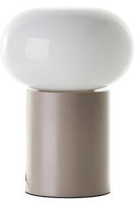 Brilliant 99003/20 Stolní lampa DAENY taupe & opálové sklo