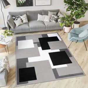 Makro Abra Moderní kusový koberec CHEAP T968A šedý Rozměr: 130x190 cm