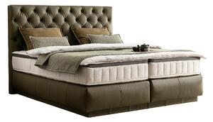 POSTEL BOXSPRING, 180/200 cm, olivově zelená Novel - Manželské postele