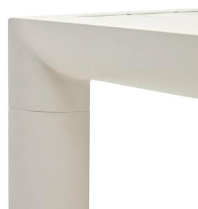 Zahradní barový stolek ilupa 150 x 77 cm bílý