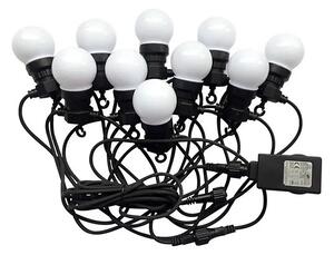 LED Venkovní řetěz STRING 5m 10xLED/0,5W/230V IP44 3000K