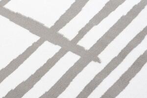 Makro Abra Moderní kusový koberec CHEAP T967A bílý šedý Rozměr: 250x350 cm