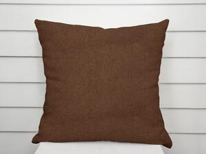 Biante Povlak na polštář/imitace broušené kůže Alcantara ALC-013 Hnědý 70 x 90 cm