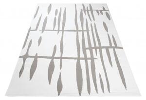 Makro Abra Moderní kusový koberec CHEAP T967A bílý šedý Rozměr: 140x200 cm