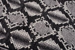 Makro Abra Kusový koberec CHEAP K873B šedý černý Rozměr: 80x150 cm