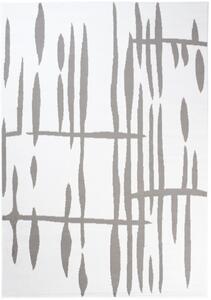 Makro Abra Moderní kusový koberec CHEAP T967A bílý šedý Rozměr: 140x200 cm