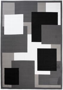 Makro Abra Moderní kusový koberec CHEAP T968A tmavě šedý Rozměr: 140x200 cm