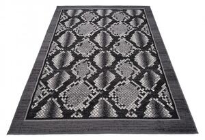Makro Abra Kusový koberec CHEAP K873B šedý černý Rozměr: 140x200 cm