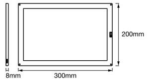 Ledvance - LED Stmívatelné podlinkové svítidlo se senzorem CABINET LED/8W/230V