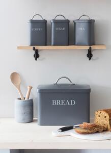 Garden Trading Kovový chlebník Bread Bin - Charcoal GAT133